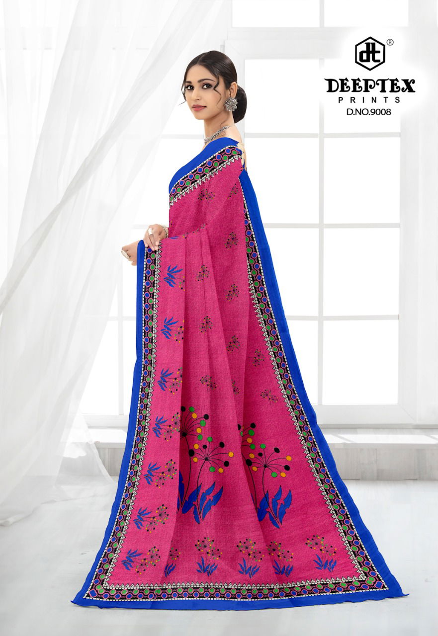 Deeptex Kalamkari Special 9 Casual Daily Wear Cotton Printed Saree Collection